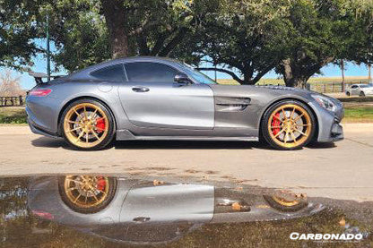 Carbonado 2015-2021 Mercedes Benz AMG GT GTS GTC GTR BK Style Partial Carbon Fiber Front Fender