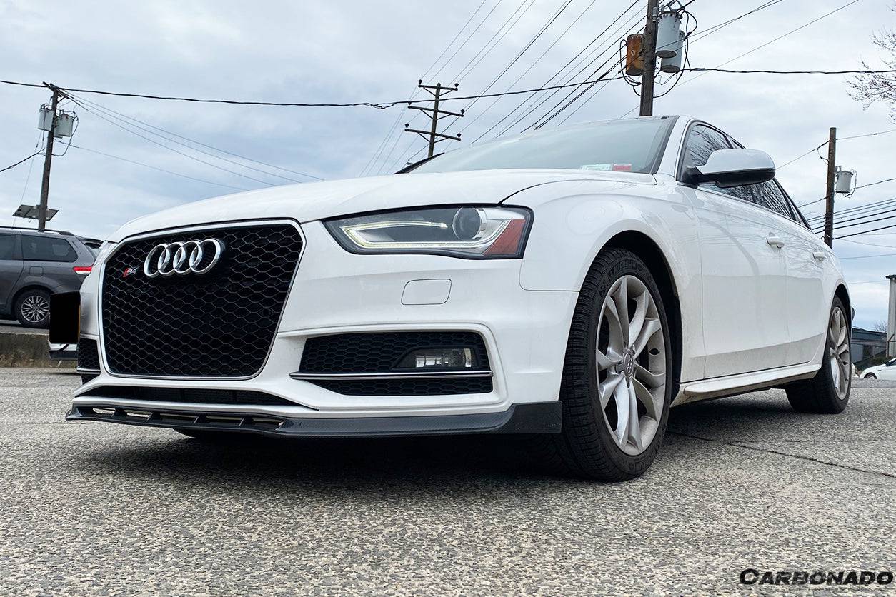 Faldón delantero de fibra de carbono estilo Sport VRS para Audi S4 A4 Sport 2013-2015