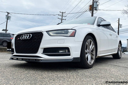Faldón delantero de fibra de carbono estilo Sport VRS para Audi S4 A4 Sport 2013-2015