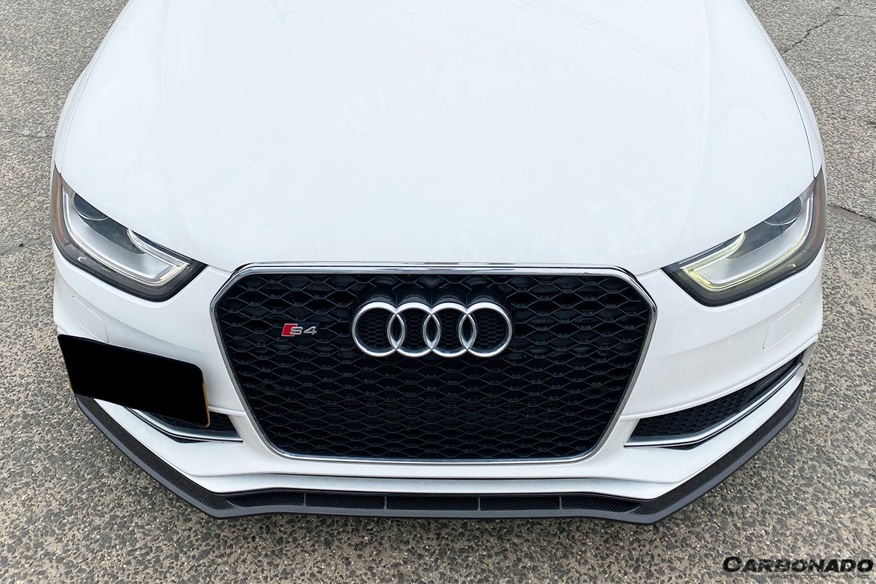 Faldón delantero de fibra de carbono estilo Sport VRS para Audi S4 A4 Sport 2013-2015