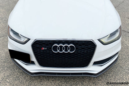 Faldón delantero de fibra de carbono estilo Sport VRS para Audi S4 A4 Sport 2013-2015