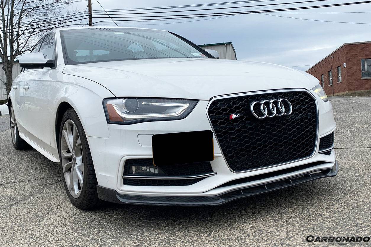 Faldón delantero de fibra de carbono estilo Sport VRS para Audi S4 A4 Sport 2013-2015