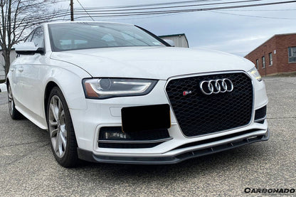 Faldón delantero de fibra de carbono estilo Sport VRS para Audi S4 A4 Sport 2013-2015