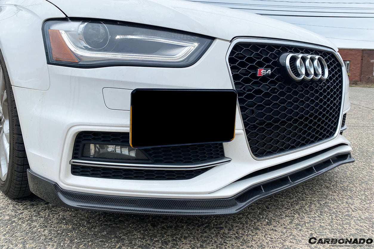 Faldón delantero de fibra de carbono estilo Sport VRS para Audi S4 A4 Sport 2013-2015