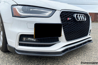 Faldón delantero de fibra de carbono estilo Sport VRS para Audi S4 A4 Sport 2013-2015