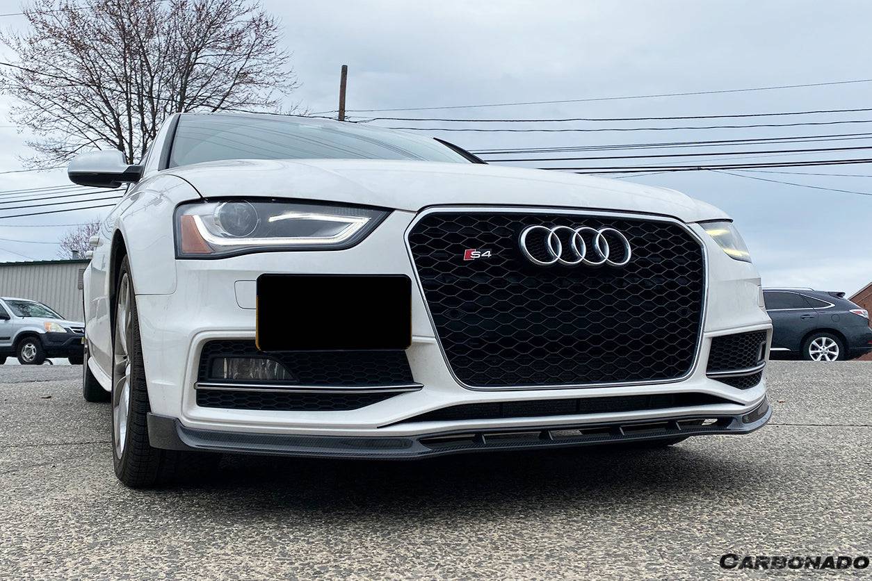Faldón delantero de fibra de carbono estilo Sport VRS para Audi S4 A4 Sport 2013-2015