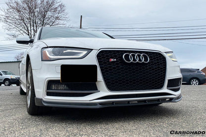 Faldón delantero de fibra de carbono estilo Sport VRS para Audi S4 A4 Sport 2013-2015