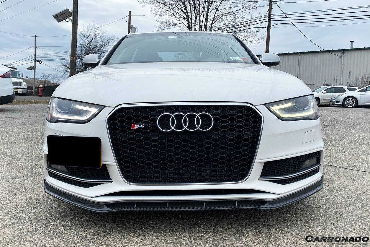 Faldón delantero de fibra de carbono estilo Sport VRS para Audi S4 A4 Sport 2013-2015