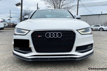 Faldón delantero de fibra de carbono estilo Sport VRS para Audi S4 A4 Sport 2013-2015