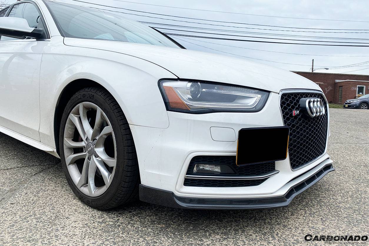 Faldón delantero de fibra de carbono estilo Sport VRS para Audi S4 A4 Sport 2013-2015