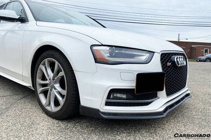 Faldón delantero de fibra de carbono estilo Sport VRS para Audi S4 A4 Sport 2013-2015