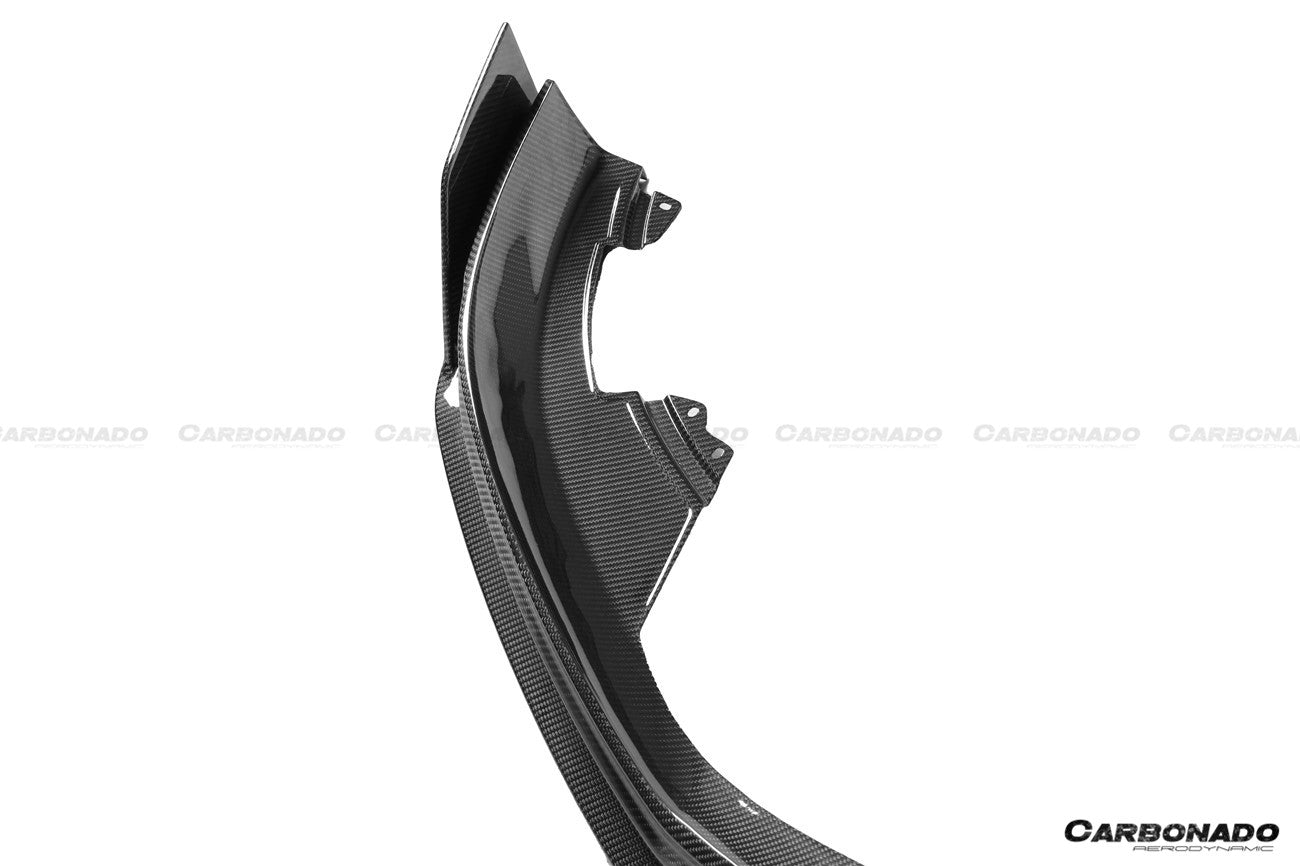Carbonado 2020-2023 Audi RSQ8 AD Style Dry Carbon Fiber Front Lip Splitter