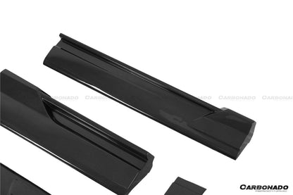 Carbonado 2019-2023 Audi Q8  SQ8  RSQ8 AD Style Dry Carbon Fiber Side Skirts
