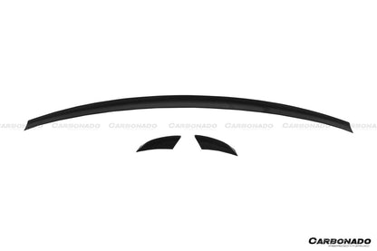 Carbonado 2019-2023 Audi Q8  SQ8  RSQ8 AD Style Dry Carbon Fiber Trunk Spoiler