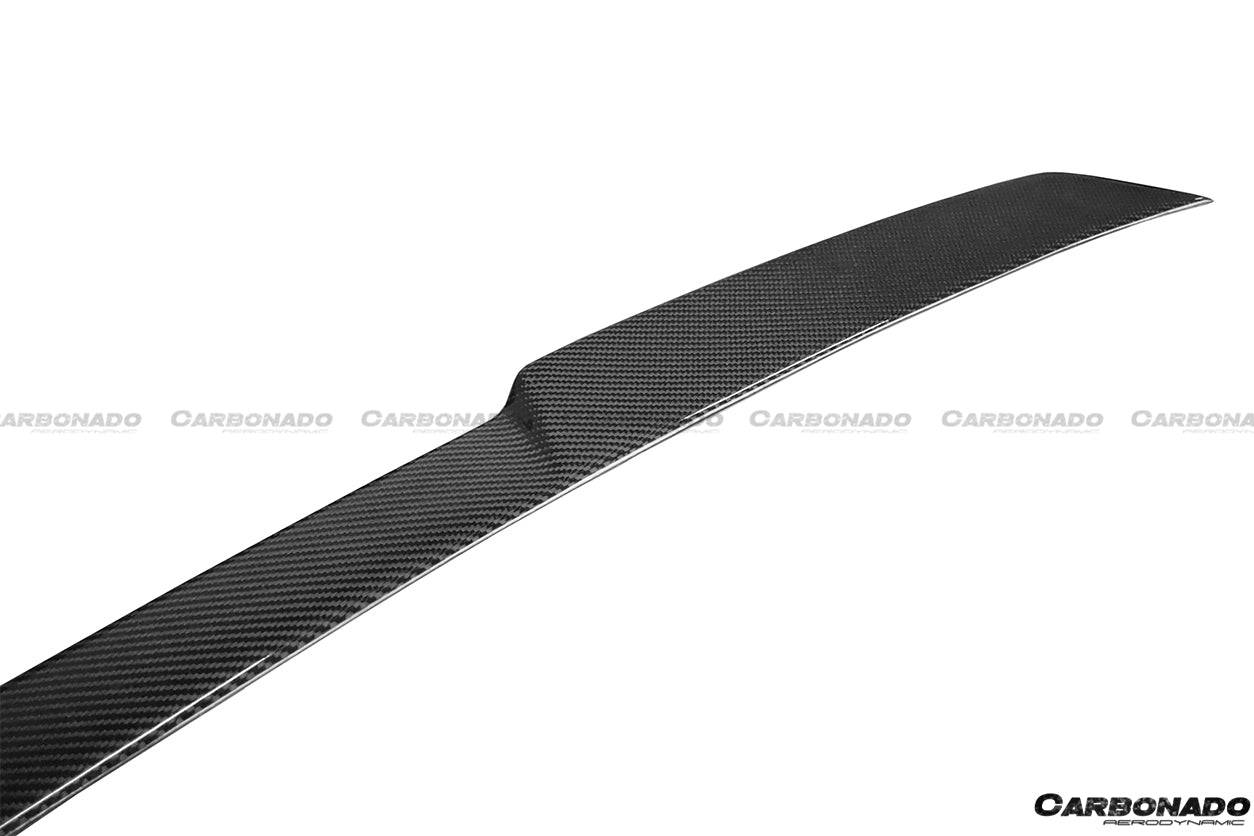 Carbonado 2009-2015 Audi A5 Sline S5 Sedan RW Style Carbon Fiber Trunk Spoiler
