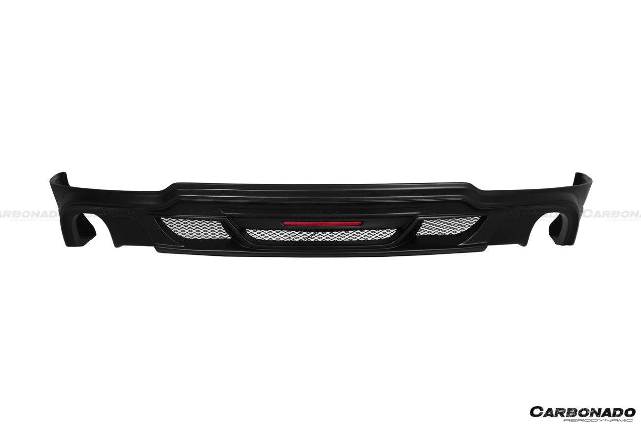 Carbonado 2012-2014 Audi A7 WD Style Rear Lip Diffuser With Exhaust Tips