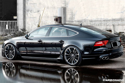 Carbonado 2012-2014 Audi A7 WD Style Side Skirts