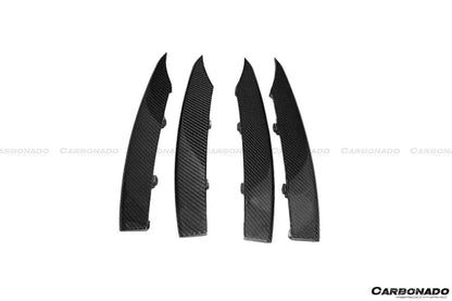 Carbonado OE Style Carbon Fiber Rear Air Duct Splitter Replacement | 2009-2015 Audi R8 Coupe/Spyder