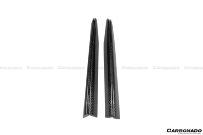 Carbonado OE Style Carbon Fiber Rear Air Duct Splitter Replacement | 2009-2015 Audi R8 Coupe/Spyder