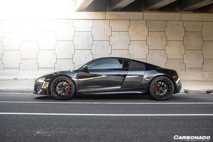 Carbonado 2009-2015 Audi R8 Coupe Spyder OE Style Carbon Fiber Side Blades