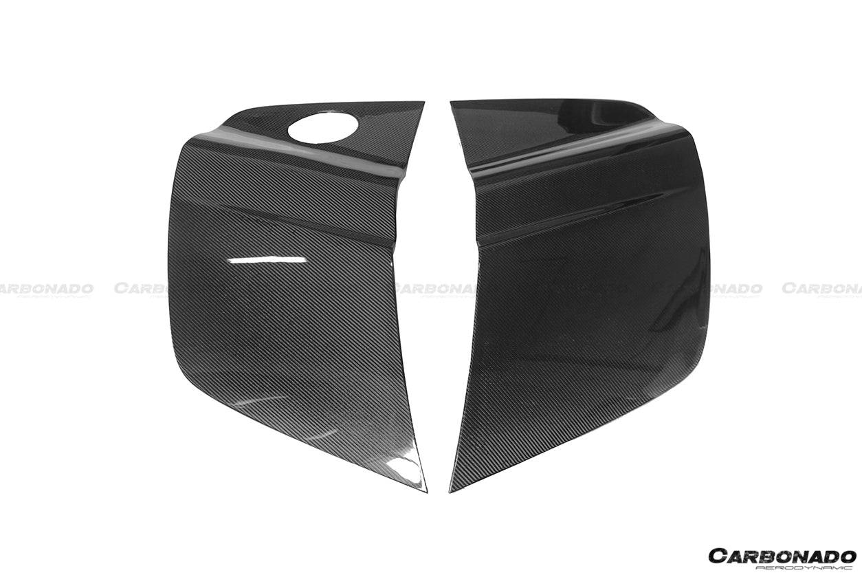 Carbonado 2009-2015 Audi R8 Coupe Spyder OE Style Carbon Fiber Side Blades