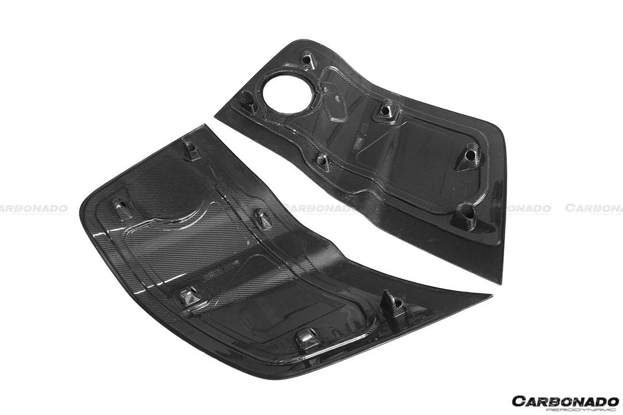 Carbonado 2009-2015 Audi R8 Coupe Spyder OE Style Carbon Fiber Side Blades