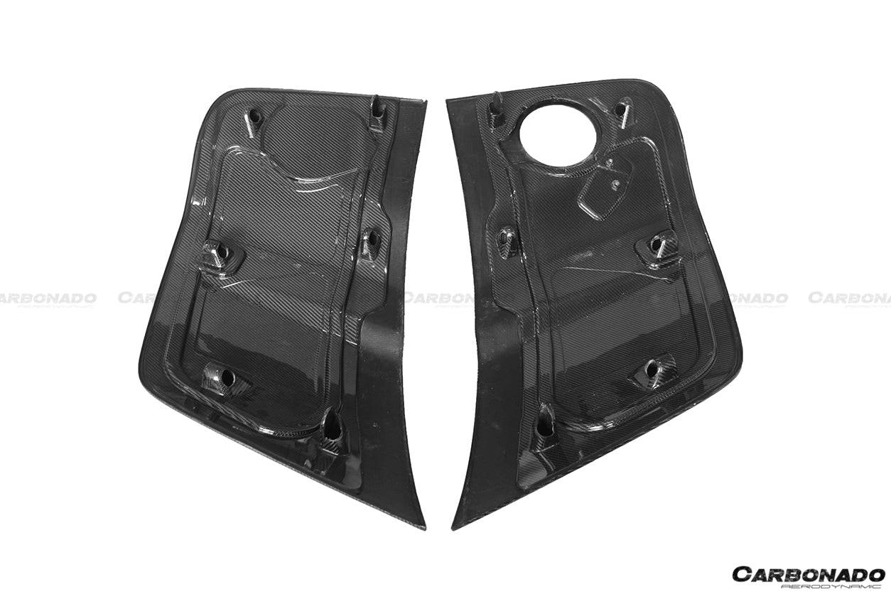 Carbonado 2009-2015 Audi R8 Coupe Spyder OE Style Carbon Fiber Side Blades