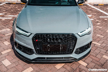 Carbonado MN Style Carbon Fiber Front Lip | 2013-2018 Audi RS6 Avant