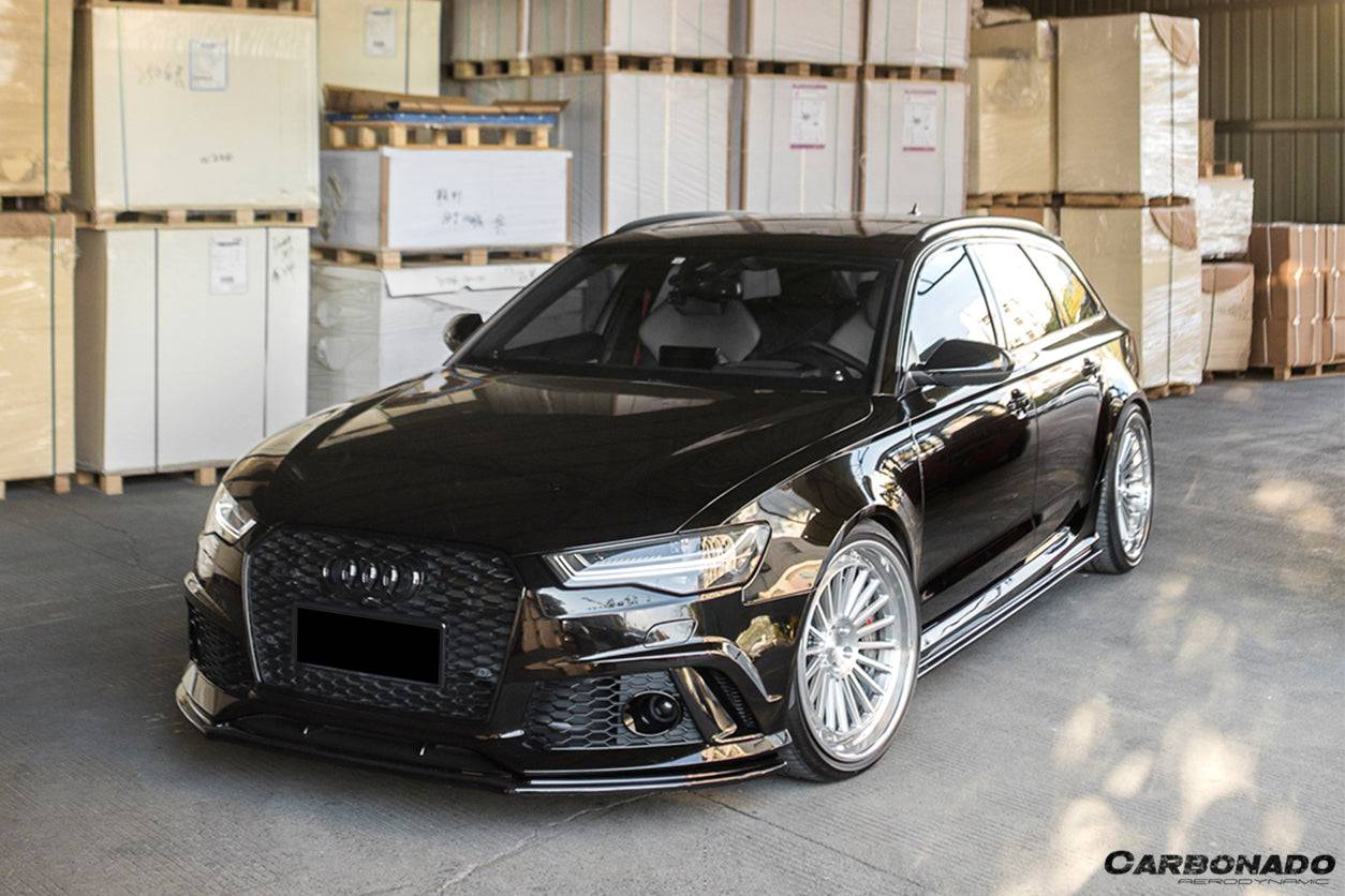 Carbonado MN Style Carbon Fiber Front Lip | 2013-2018 Audi RS6 Avant