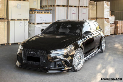Carbonado MN Style Carbon Fiber Front Lip | 2013-2018 Audi RS6 Avant