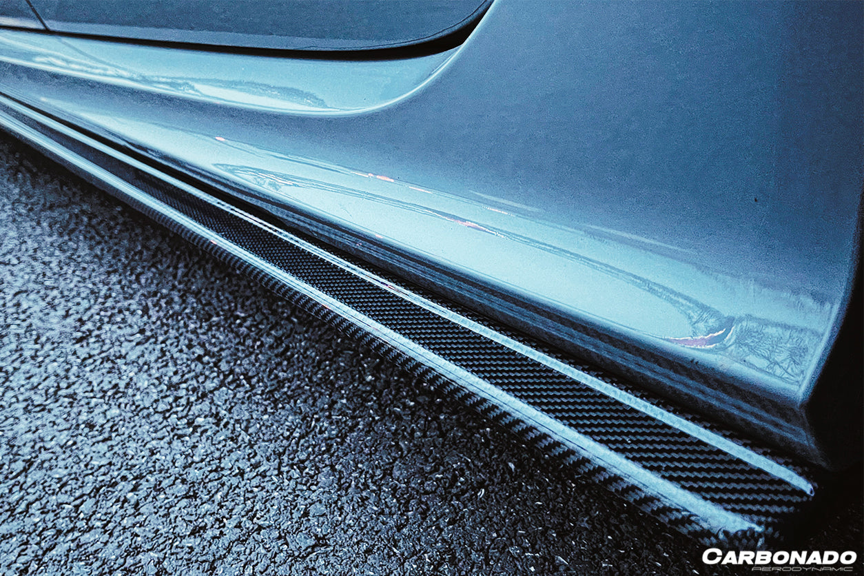 Carbonado 2013-2018 Audi RS6 Avant MN Style Carbon Fiber Side Skirts