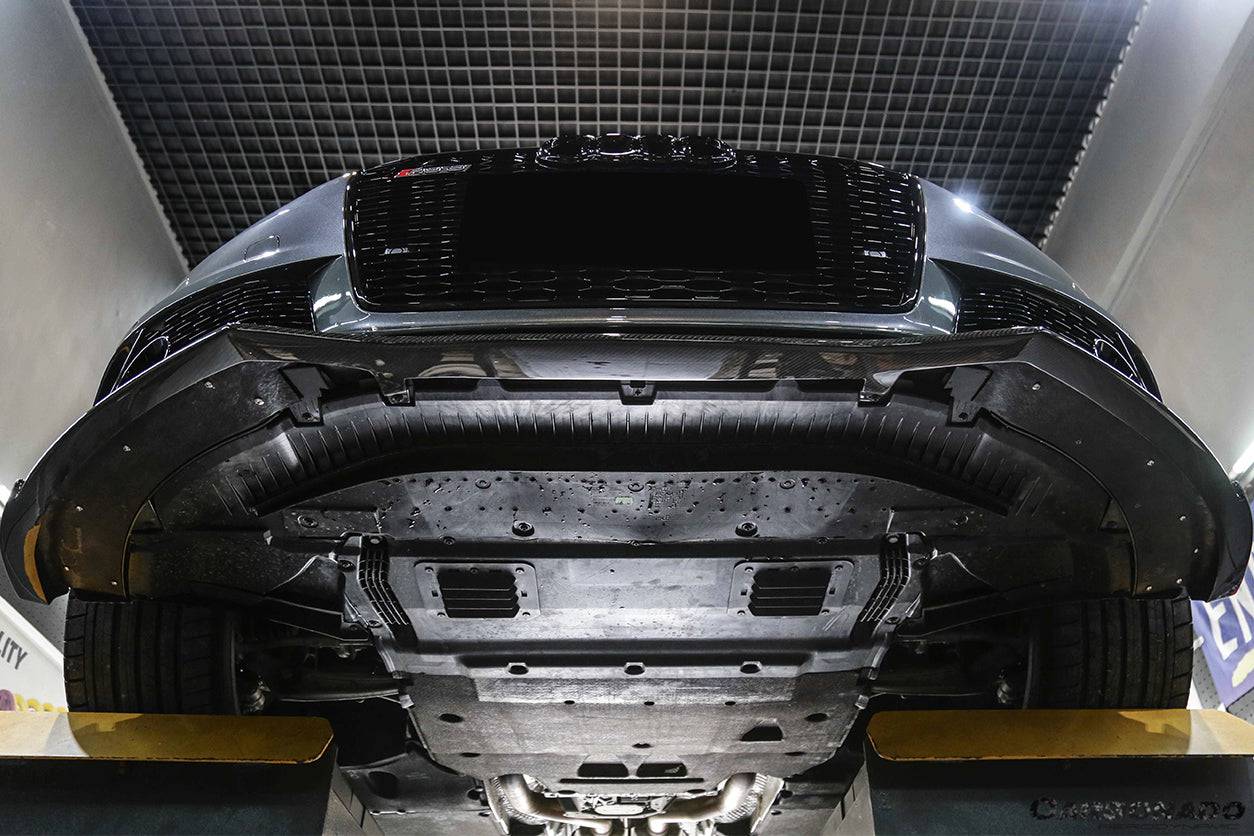 Faldón delantero de fibra de carbono estilo BS para Audi RS6 Avant Carbonado 2013-2018