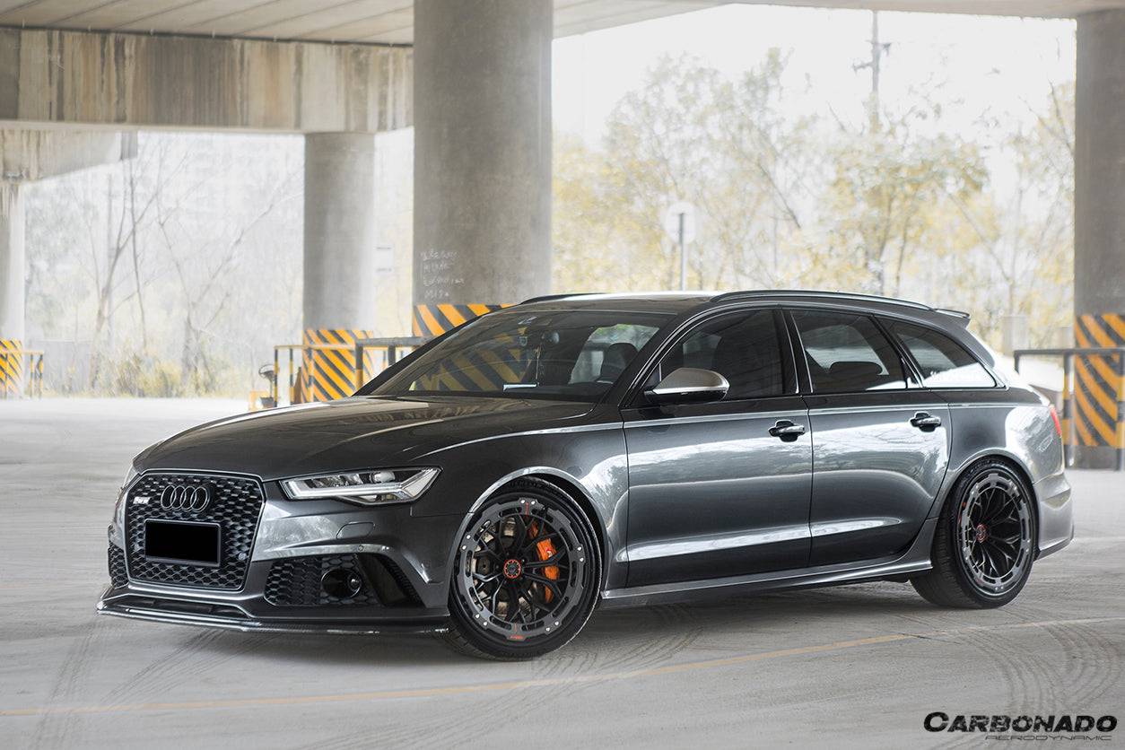 Carbonado 2013-2018 Audi RS6 Avant MN Style Carbon Fiber Side Skirts