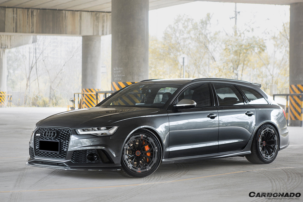 Carbonado MN Style Carbon Fiber Front Lip | 2013-2018 Audi RS6 Avant