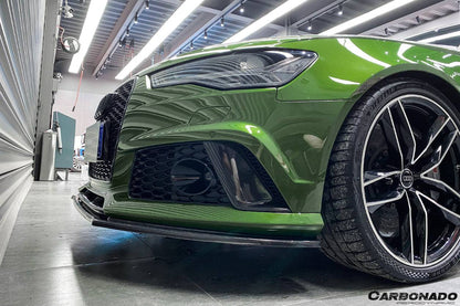 Carbonado MN Style Carbon Fiber Front Lip | 2013-2018 Audi RS6 Avant
