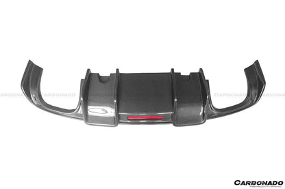 Carbonado 2013-2016 Audi S3 A3 Sline Sedan BKSS Style Carbon Fiber Rear Lip Diffuser