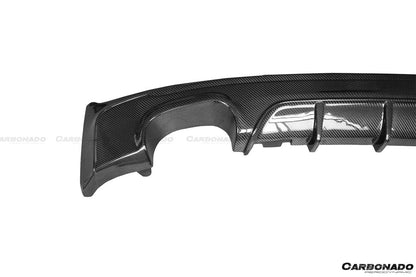 Carbonado 2013-2016 BMW 2 Series F22    F23 MP Style Rear Lip (M-Tech Only)