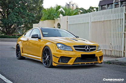 Carbonado 2012-2014 Mercedes Benz W204 C Class Coupe BKSS Style Wide Full Body Kit (Not Fit AMG)
