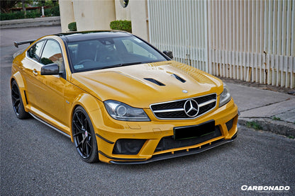 Carbonado 2012-2014 Mercedes Benz W204 C Class Coupe BKSS Style Wide Full Body Kit (Not Fit AMG)
