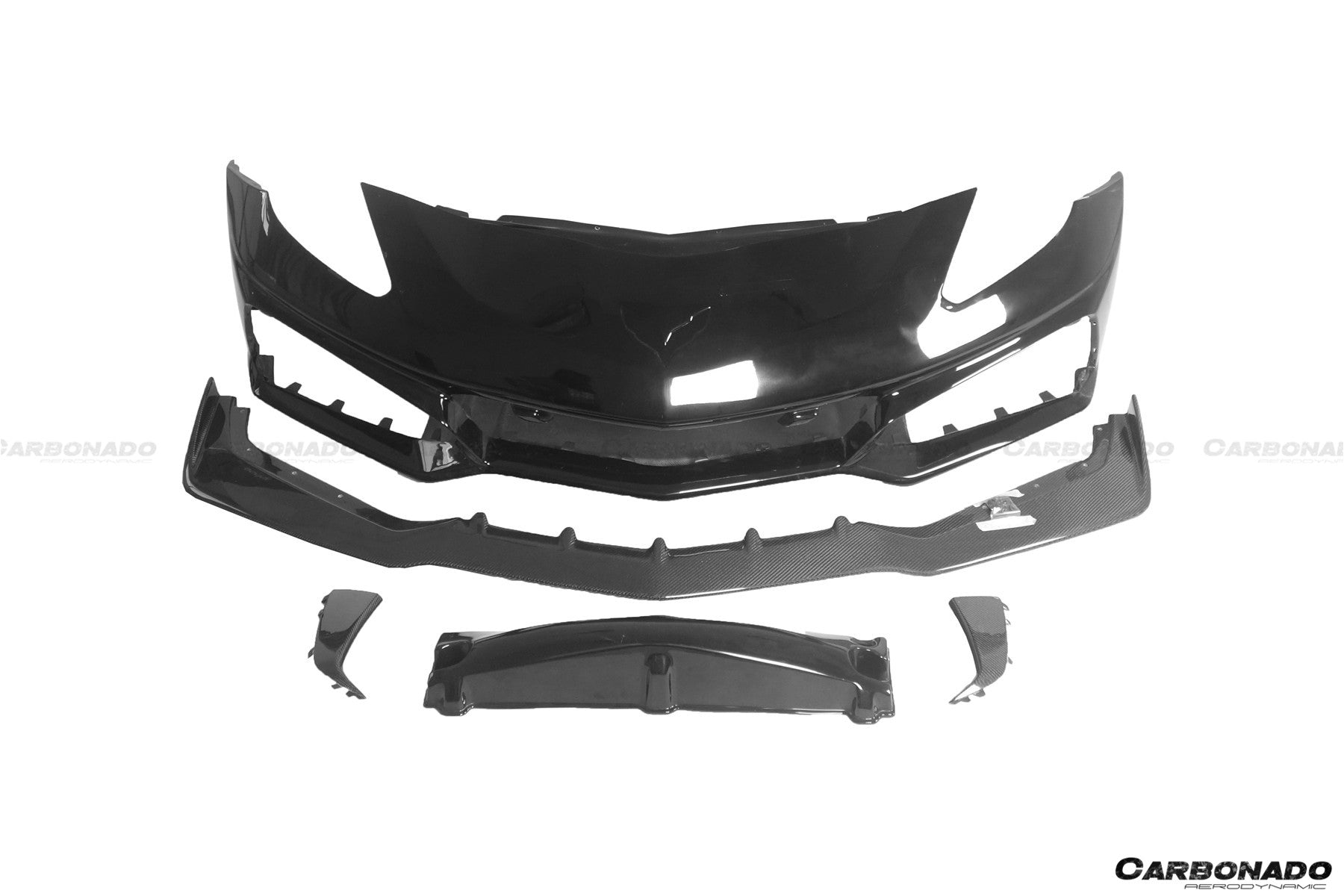 Carbonado 2013-2019 Corvette Z06 Grandsport ZR1 Style Front Conversion Body Kit
