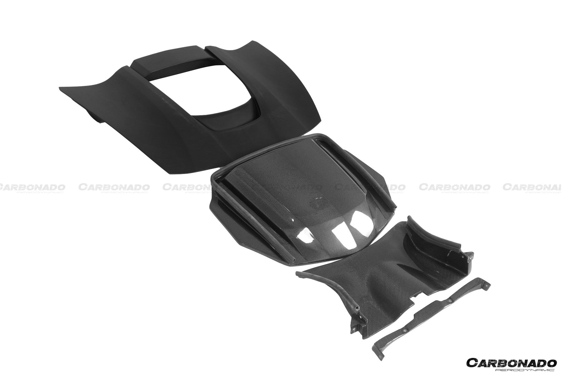 Kit de carrocería de conversión frontal estilo ZR1 para Corvette C7 Z51 Carbonado 2013-2019