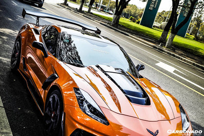 Carbonado 2013-2019 Corvette C7 Z51 Z06 Grandsport AR Style Carbon Fiber Trunk Spoiler Wing
