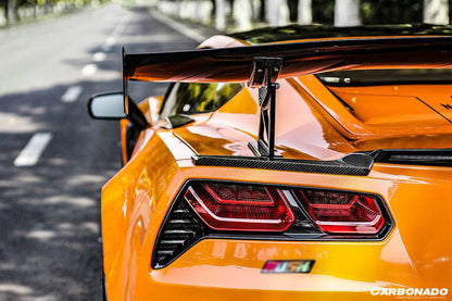 Carbonado 2013-2019 Corvette C7 Z51 Z06 Grandsport AR Style Carbon Fiber Trunk Spoiler Wing