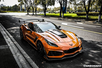 Carbonado 2013-2019 Corvette C7 Z51 Z06 Grandsport AR Style Carbon Fiber Trunk Spoiler Wing