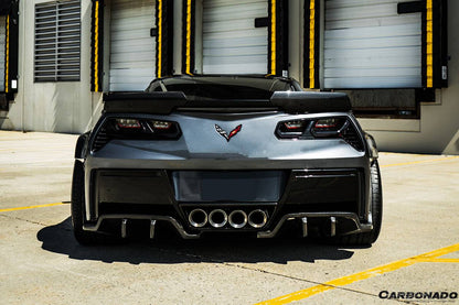 Carbonado 2013-2019 Corvette C7 Z51 ROX Style Rear Diffuser