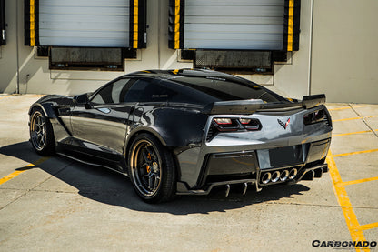 Carbonado 2013-2019 Corvette C7 Z51 ROX Style Rear Diffuser
