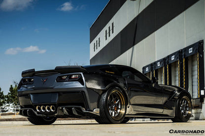 Carbonado 2013-2019 Corvette C7 Z51 ROX Style Rear Diffuser