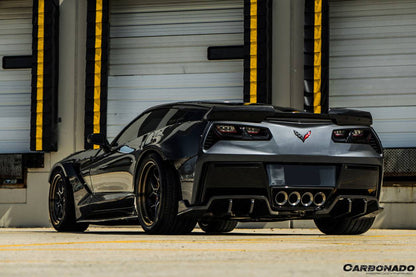 Carbonado 2013-2019 Corvette C7 Z51 ROX Style Rear Diffuser