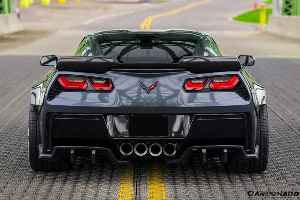 Carbonado 2013-2019 Corvette C7 Z51 ROX Style Rear Diffuser