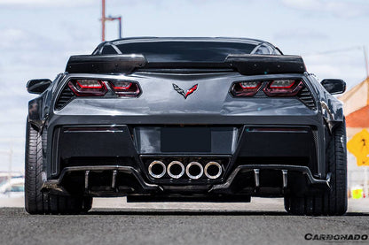 Carbonado 2013-2019 Corvette C7 Z51 ROX Style Rear Diffuser